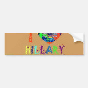 Hope Vote Blue Lovely Reflection Amazing Hillary Bumpersticker