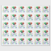 Hope Vote Blue Lovely Reflection Amazing Hillary Cadeaupapier (Vlak)