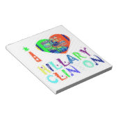 Hope Vote Blue Lovely Reflection Amazing Hillary Notitieblok (Schuin)