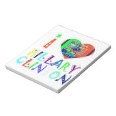 Hope Vote Blue Lovely Reflection Amazing Hillary Notitieblok (Linkerzijde)