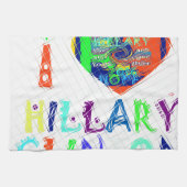 Hope Vote Blue Lovely Reflection Amazing Hillary Theedoek (Horizontaal)