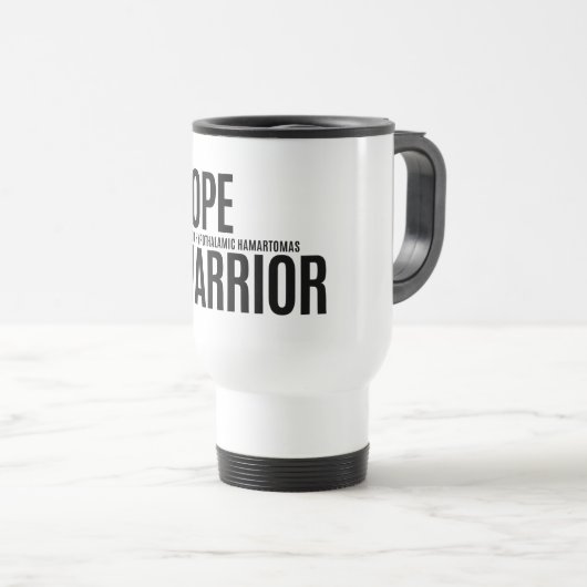 Hope Warrior - Travel Mug (White) Reisbeker (Voorkant rechts)