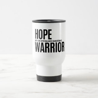 Hope Warrior - Travel Mug (White) Reisbeker