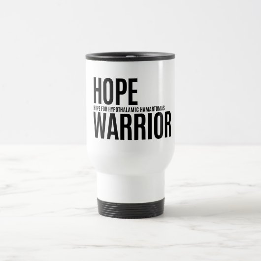 Hope Warrior - Travel Mug (White) Reisbeker (Center)
