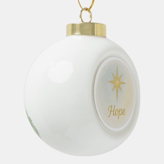 “Hope” Watercolor Christmas Ornament (Links)