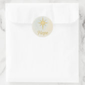 “Hope” Watercolor Christmas Sticker (Tas)