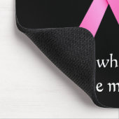 Hope Whispers Cancer Ribbon Mousepad Muismat (Hoek)