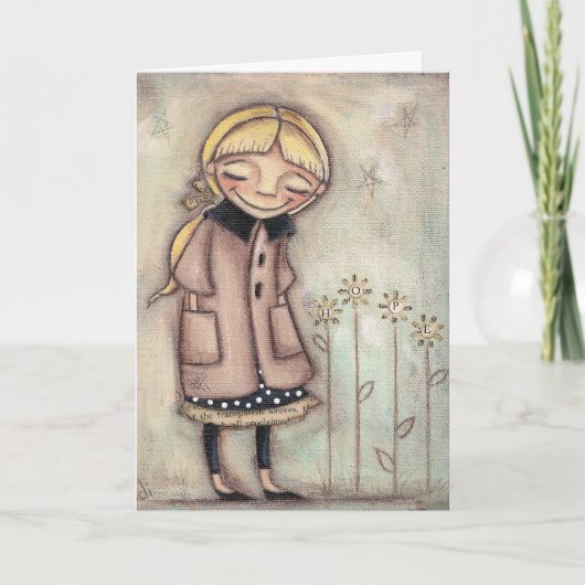 Hope Whispers - Wenskaart Kaart (Voorkant)