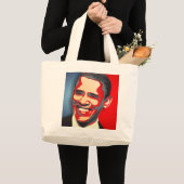 Hope Won - Barack Obama Grote Tote Bag (Voorkant (product))