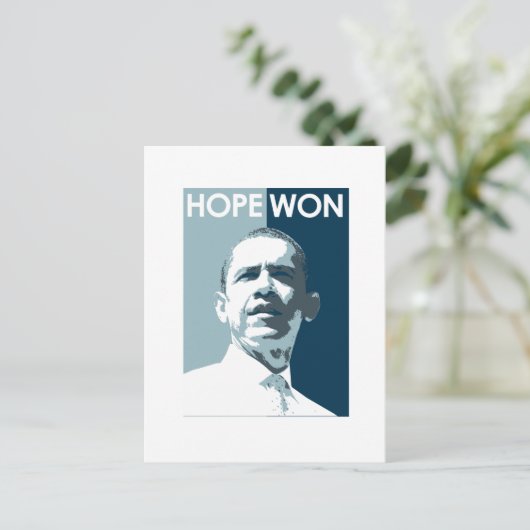 Hope Won Briefkaart (Staand voorkant)