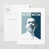 Hope Won Briefkaart (Voorkant / Achterkant)