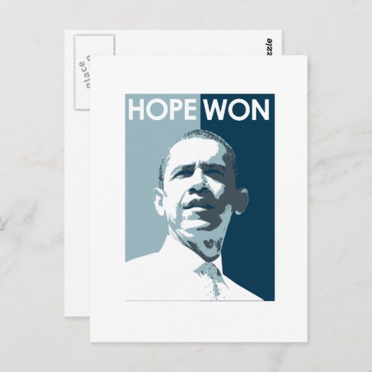 Hope Won Briefkaart (Voorkant / Achterkant)