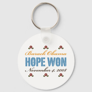 Hope Won Obama Sleutelhanger