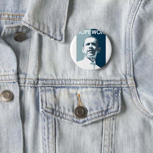 Hope Won Ronde Button 5,7 Cm (In situ)