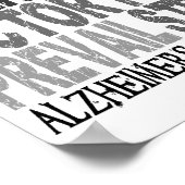 Hope Word Collage Alzheimer Poster (Hoek)