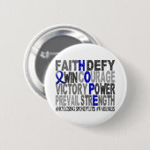 Hope Word Collage Ankylosing Spondylitis Ronde Button 5,7 Cm (Voorkant /achterkant)