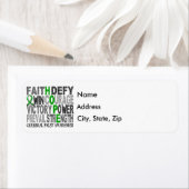 Hope Word Collage Cerebral Palsy Etiket (Insitu)