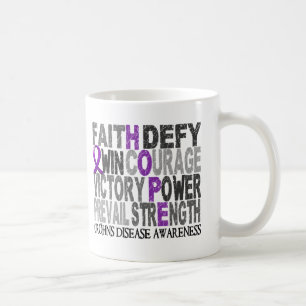 Hope Word Collage Crohn's Disease Koffiemok