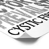 Hope Word Collage Cystic Fibrosis Poster (Hoek)