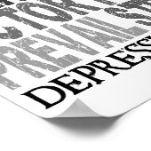 Hope Word Collage Depression Poster (Hoek)