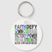 Hope Word Collage EDS Sleutelhanger (Voorkant)