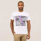 Hope Word Collage Epilepsy T-shirt (Voorkant volledig)