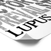 Hope Word Collage Lupus Poster (Hoek)