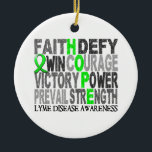 Hope Word Collage Lyme Disease Keramisch Ornament<br><div class="desc">Als u dit ontwerp wilt zien voor andere oorzaken en voor het volledige Collectie van de exclusieve design van de ziekte van Lyme bij de Aanduiding van de ziekte van Lyme, bezoekt u onze afdeling van de ziekte van Lyme op Kleur een kalkgroene weg van de Hoop terwijl het delen...</div>