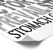 Hope Word Collage Stomach Cancer Poster (Hoek)