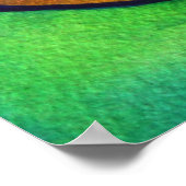 Hope Word Green Butterfly Art Print Posters (Hoek)