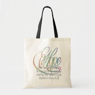 Hope Word Tote Bag