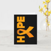 HOPE World Cancer Day Gift Golden Ribbon Parents Kaart (Gele Bloem)