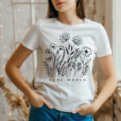 Hope World minimalistisch boho T-shirt