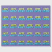 Hope World Wrapping Paper Cadeaupapier (Vlak)