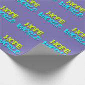 Hope World Wrapping Paper Cadeaupapier (Hoek)