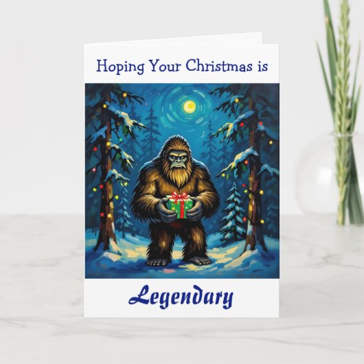 Hope your Christmas is a Whooping Good Time   Kaart (Voorkant)