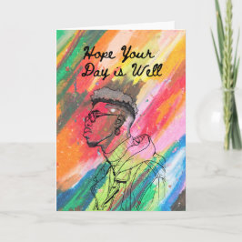 Hope Your Day Is Well – Encouraging Greeting Kaart