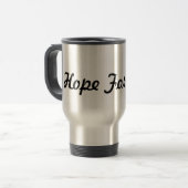 HopeForKim Travel Mug Reisbeker (Voorkant links)
