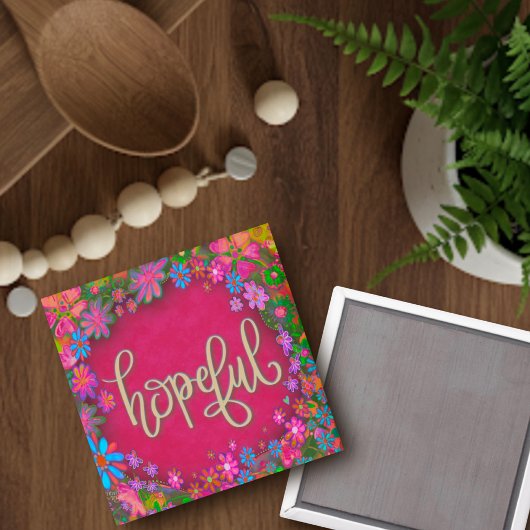 Hopeful Trendy Inspirerend Inspirivity Magnet