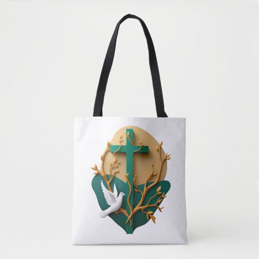 Hopeful Vine Grace Tote Bag (Voorkant)