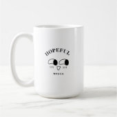 Hopeful Wreck Minimalist Typography Design Koffiemok (Links)