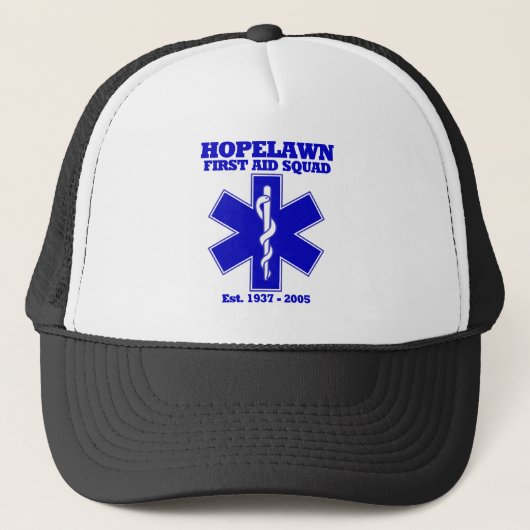 Hopelawn First Aid Squad Est 1937-1995 Ball Pet (Voorkant)