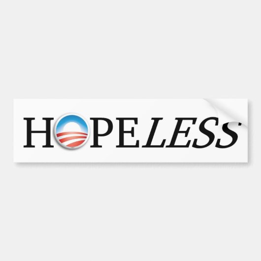 HOPELESS BUMPERSTICKER (Voorkant)