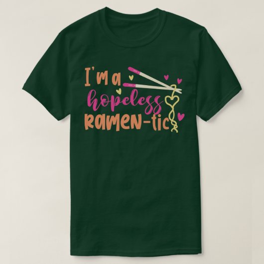Hopeless Ramen-tic Funny Ramen 173 T-shirt (Design voorkant)