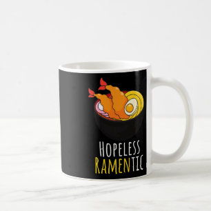 Hopeless Ramentic Cute Kawaii Ramen Noodles Pun Koffiemok