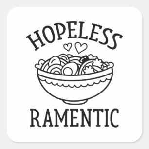 Hopeless Ramentic Vierkante Sticker