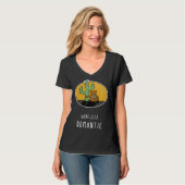 Hopeless Romantic Bear Loves Cactus T-shirt (Voorkant volledig)