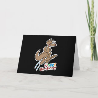 hopelijk gelukkige verjaardag kangaroo kaart