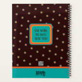 Hopelijk inspirerend  bloemig gepersonaliseerd ple planner (Achterkant)