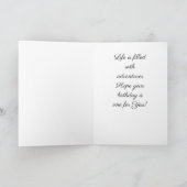 HOPELIJK IS JE VERJAARDAG EEN "AVONTUUR" VOOR JOU! KAART (Binnen)